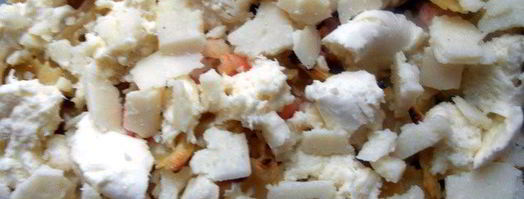 паста, запеченная с креветками и тремя видами сыра. Шаг 8