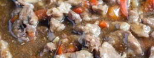 спагетти со свининой в соусе. Шаг 6