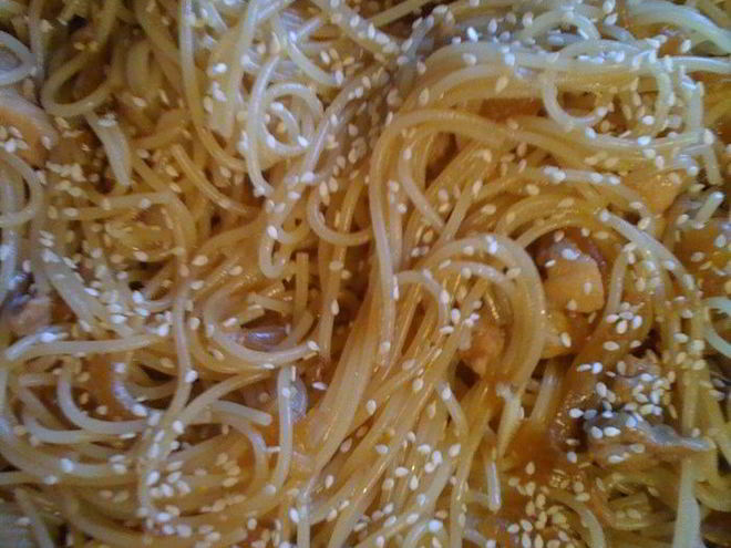 Рецепт спагетти япония