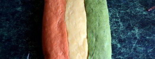 цветная паста триколор. Шаг 7