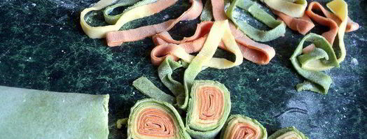 цветная паста триколор. Шаг 9