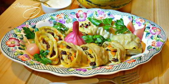 Ханум с тыквой и бараниной