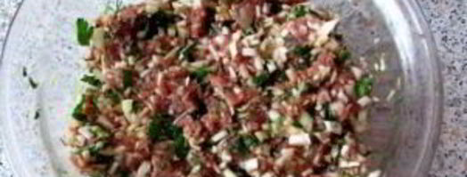 ленивые манты в мультиварке. Шаг 3