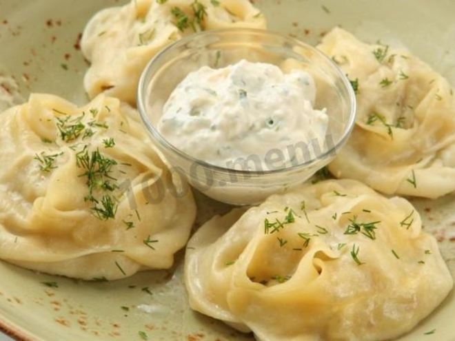 Рецепт мантов из свинины