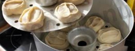 манты из свинины. Шаг 9