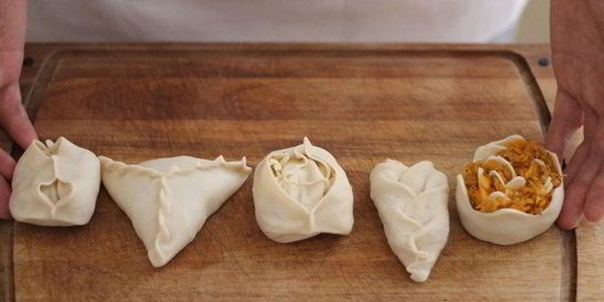 Манты из тыквы