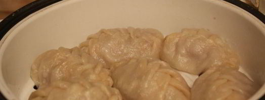 манты-косичка с мясом. Шаг 11