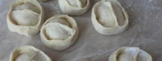 манты с фаршем и картошкой. Шаг 10