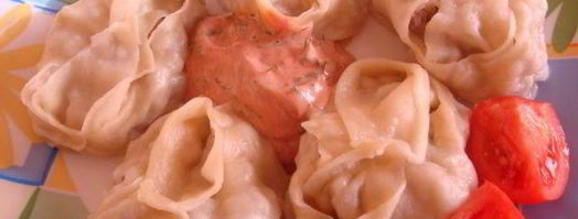 манты с гусем. Шаг 8