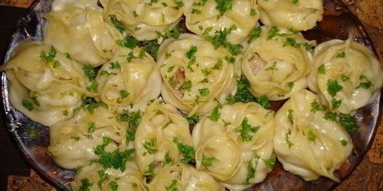 Манты с картошкой и мясом