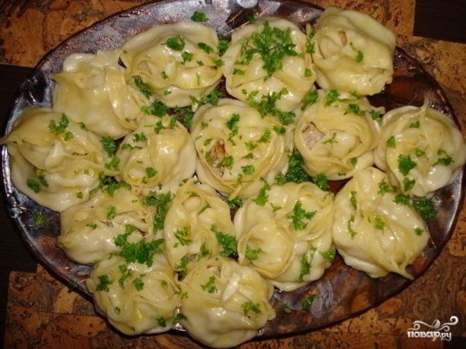 Рецепт мантов с картошкой и мясом