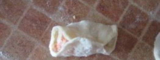 манты с рыбой. Шаг 6