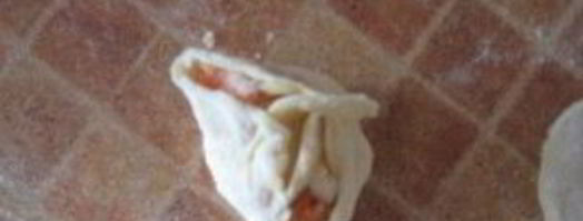 манты с рыбой. Шаг 7