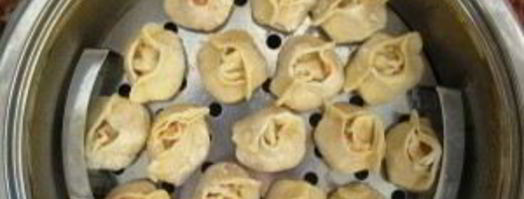 манты с рыбой. Шаг 9