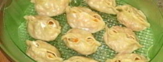 манты с тыквой и курдючным салом. Шаг 9