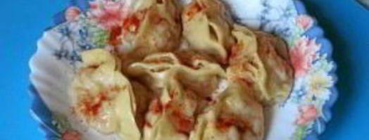 манты с тыквой и курдючным салом. Шаг 10