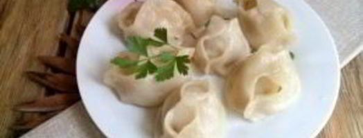 манты с тыквой и мясом в мультиварке. Шаг 12