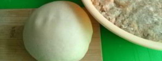 манты с тыквой и мясом в мультиварке. Шаг 7