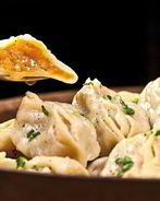 Манты с тыквой постные