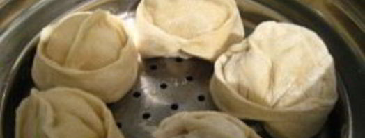 манты с тыквой постные. Шаг 9