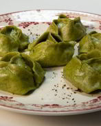 Манты с зеленью