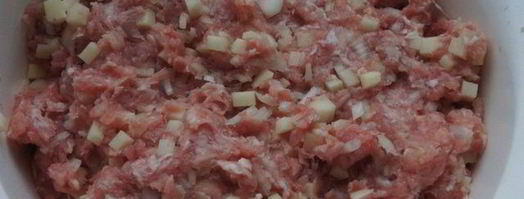 манты со свининой и картофелем. Шаг 4