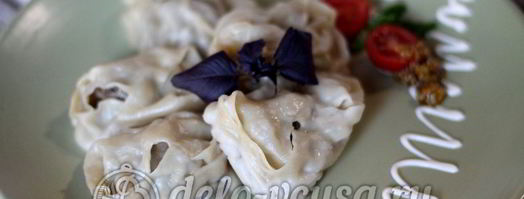 манты в мультиварке. Шаг 15