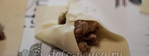 манты в мультиварке. Шаг 10