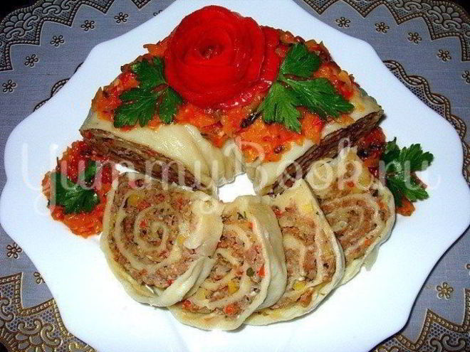 Рецепт парового рулета ханум