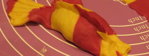 постные манты рыбки с кальмарами. Шаг 11