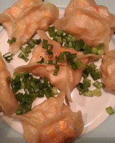 Постные манты с тыквой