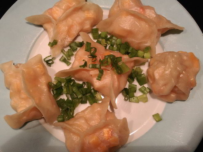 Рецепт постных мантов с тыквой