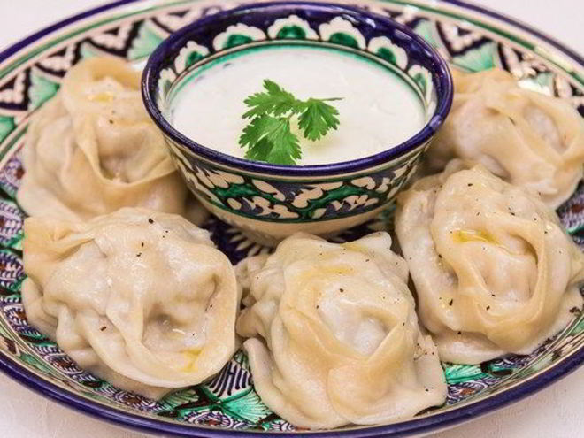 Рецепт сочных мантов с мясной начинкой