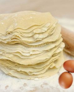 Тесто на манты классическое