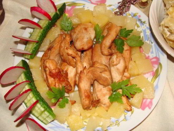 Рецепт филе курицы по-французски