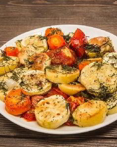 Картофель постный по-французски