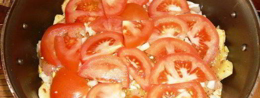 картошка по-французски с курицей. Шаг 7