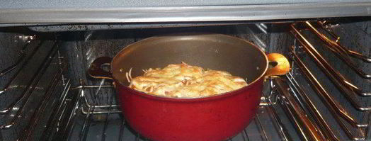 картошка по-французски с курицей. Шаг 11