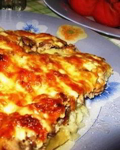 Мясо по-французски из куриного фарша