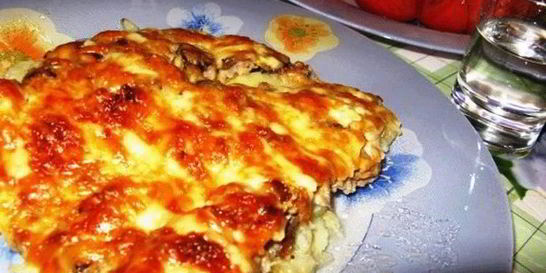 Мясо по-французски из куриного фарша