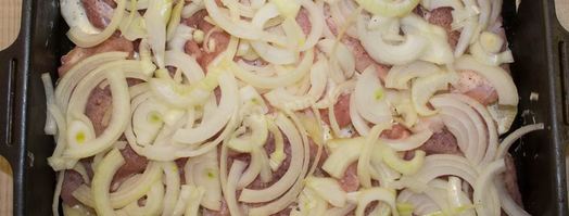 мясо по-французски классически в духовке с картошкой. Шаг 13