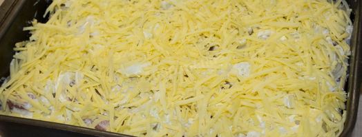 мясо по-французски классически в духовке с картошкой. Шаг 18