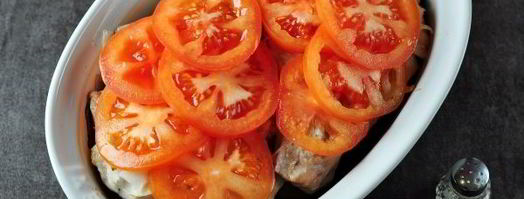 мясо по-французски с грибами и помидорами. Шаг 10