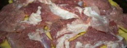 мясо по-французски с грибами. Шаг 4