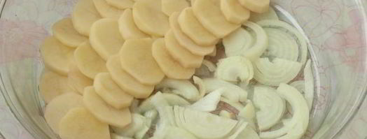 мясо по-французски с картофелем. Шаг 7