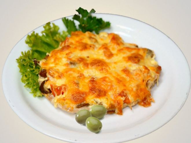 Рецепт мяса по-французски с картошкой и вешенками