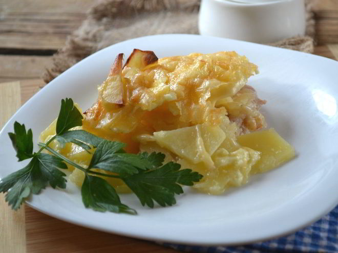 Рецепт мяса по-французски с картошкой