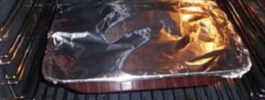 мясо по-французски в фольге с грибами. Шаг 7