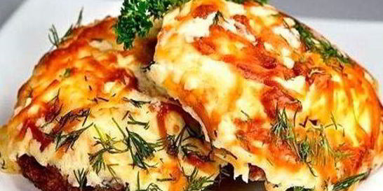 Мясо по-французски в фольге