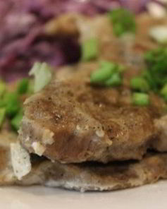 Мясо по-французски в пароварке